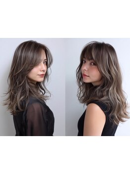 周りと差がつくハイライトが◎いつものスタイルにアクセントを-[本厚木/髪質改善/ハイライト/白髪ぼかし]