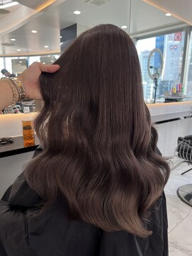 ラピス 渋谷本店(Lapis) ココアグレージュ/髪質改善/レイヤーカット/ブリーチカラー