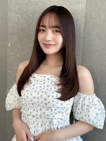 ロンドリゼル 札幌(Lond RiseL)&nbsp;オリーブグレー/レイヤーカット/黒髪/マロンベージュ/札幌