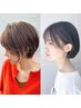 遠藤彰指名/初回限定 [ショートヘア専用クーポン]　小顔カット+艶カラー+Tr