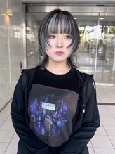 カケ(kake)&nbsp;スカイブルーアンブレラカラー×ショートウルフ