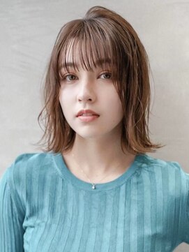 ギークス(GEEKS) 【GEEKS渋谷】外ハネボブ/レイヤーボブ/冬カラー/ココアブラウン