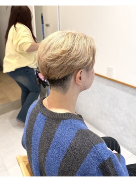 White beige【ハイトーン/メンズカラー/ホワイトベージュ】