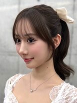 アリュウル 表参道 青山(Allure)&nbsp;結んでも可愛い！盛れるお顔周りカット○伊藤