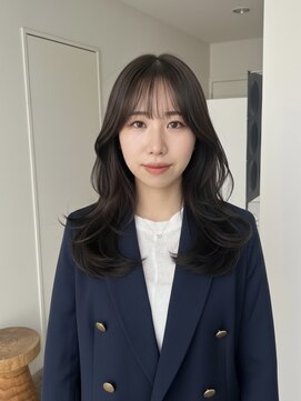 エイチ 大阪梅田(H) シルバーアッシュ裾カラーボブウルフウルフボブくびれボブ50代