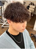 インターパークメンズカットメンズパーマ波巻きパーマツイスパ