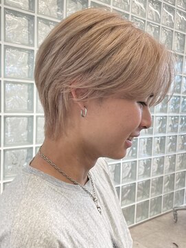 サンクマーケット 渋谷(cinq MARKET) オリーブグレージュメンズアッシュグレージュカラーシルバーヘア