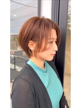 ヘアメイクアース 八潮店(HAIR & MAKE EARTH) 大人可愛い20代30代40代ショートボブ丸みショート