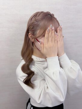 クラビス(CLAVIS) 編み込み ハーフツイン