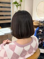オリ 仙台(Oli)&nbsp;ダークパープル/ナチュラルショート/夏のヘアアレンジ/仙台