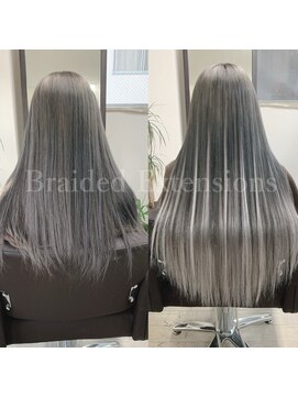 ウルティア(ulutia) アッシュグレー×ホワイト