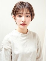 カバーヘア ブリス 志木南口駅前店(COVER HAIR bliss)&nbsp;ショートボブレイヤー透明感カラー春カラーブリーチなしp志木