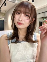 シンス 銀座(since) ミディアムレイヤー/顔周りレイヤー/小顔ヘア/似合わせカット