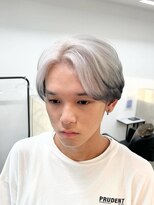 ワンバイワンヘアーツー(OnexOne HAIR2)&nbsp;ホワイト×ブラックエンドカラー/裾カラー