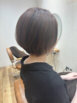 ヘアポケット スタイル店(HAIR POCKET) えりあし軽めシンプルショートボブ