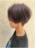 ハンサムショート×ハイライト［30代40代50代］