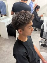フィフスワン(fifth one)&nbsp;スパイキーショート×無造作パーマ