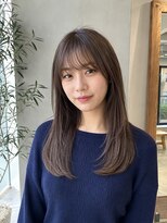 ラナ(LaNA)&nbsp;柔らかブラウンと丸みのある艶ロング