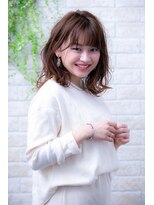 ヘアーアートシフォン 川口東口店(hair art chiffon)&nbsp;チョコレートアッシュor大人ガーリーのプリカールスタイル
