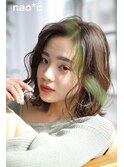 【奈良/富雄nao*c】大人かわいい小顔☆ナチュラルミディアムボブ