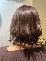 リアン(Lien)&nbsp;Lien☆ピンクグレー×セミウェットウェーブ