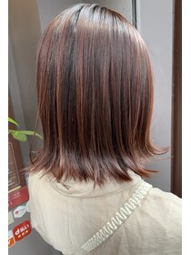ヘア デザイン クランプ フロント(Hair Design CLAMP front) 深みレッド