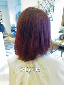 ミュゼ ドゥ アート(Musee du Art) 【髪質改善】春ヘアーレッドブラウン