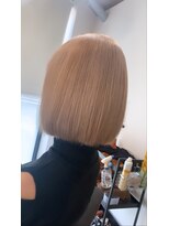 ラフ 難波店(LAFF)&nbsp;#黒髪#ボブルフ#ネビージュ#小顔#ワンレン