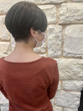 アール 北千住店(ar) 前髪なし刈り上げハンサムショート