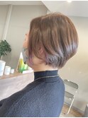 大人ショート×イヤリングピンク♪♪
