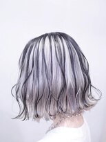ホワイト 梅田(white) アンブレラカラー★ホワイト×ブラック