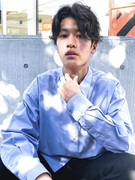 クオル 立川(QOL) 無造作パーマコンマヘア波巻きパーマ波巻きスパイラルパーマ