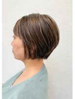 ペスコペスカ(PESCO PESCA)&nbsp;白髪ぼかしハイライト～ショート～