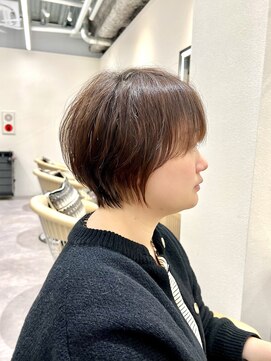 ロンドプロフィール 浦和(Lond profil) Lond.海気　大人丸みショート　ふんわりパーマ　前髪