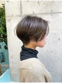 浦和ショートヘアショートカット白髪ぼかし白髪染めボブ40代50代