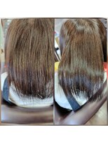 ラ テール バイ パーム ドゥ クープ(La Terre by perm de coupe)&nbsp;ナチュラルストレート