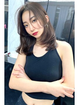 ランズ リアオオサカ(LANDS RiaOSAKA) ワンホンへア レイヤーカット 【韓国ヘア 大阪 梅田】