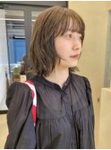 透明感カラーケアカラーボブレイヤーボブ