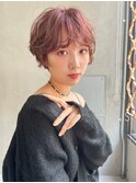 Aimee 町田 ショートボブ×ライトピンクベージュ