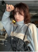 お洒落ガールのニュアンスパーマ