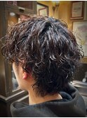 マッシュウルフパーマ　大宮