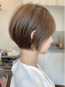 アイドットプラス 表参道(i.+omotesando) 前髪あり小顔つや髪顔まわり簡単スタイリングショートボブヘア