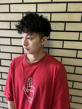 クロムトウキョウ ザ バーバー 新宿本店(CHROM TOKYO the Barber) スパイラルパーママッシュ　新宿/メンズカット/メンズパーマ
