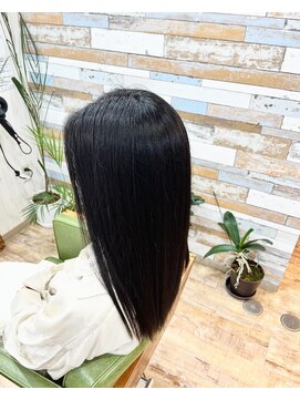 ハウオリ ヘアーワークス(Hauoli hair works) ヴアリジョア×ハイブリッド縮毛矯正