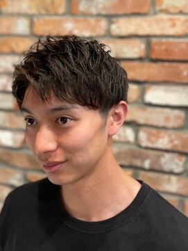 ヒロギンザ 青山店(HIRO GINZA) ハイライト/マッシュパーマ/ウルフ/アッシュブラック/波巻き