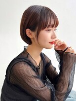 トルネード(TORNADO)&nbsp;大人ショートボブ前髪あり丸みボブ丸顔絶壁パツっとK20240806R