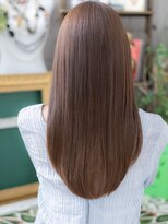 カバーヘア イヴ 戸頭店(COVER HAIR EVE) ★美髪ミルクティーベージュ小顔艶感ストレート20代30代40代★10