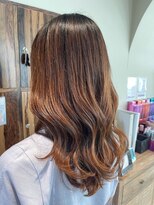 ヘアリゾート粋 トゥジュ 池袋東口店(tujuh)&nbsp;扱いやすさと品のあるカラーライトブラウン