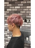 男とモテ漂う眩しいピンクミルクティーアージュ