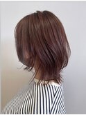 ナチュラルなのに印象的 垢抜けミディ